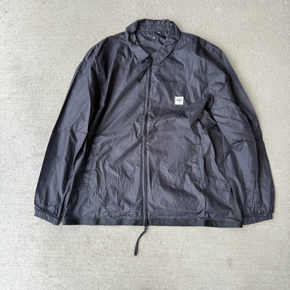 Opening Ceremony Est.2002 Men's Windbreaker Coach Jacket Black Mesh Back Size M